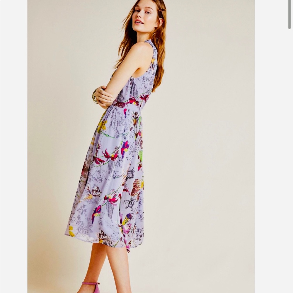 Anthropologie Multicolor Floral Dress
